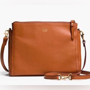 Lo & Sons Pearl Purse Nappa Leather
Sienna Exterior Gold Hardware Camel Interior